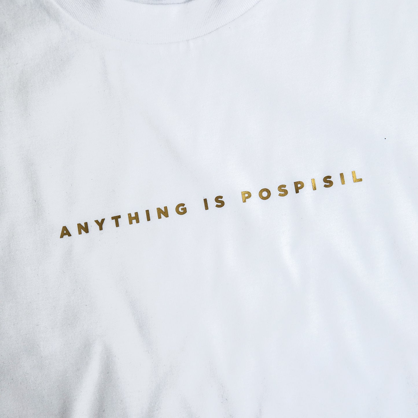 VP Minimal "Anything is Pospisil" Shirt - White