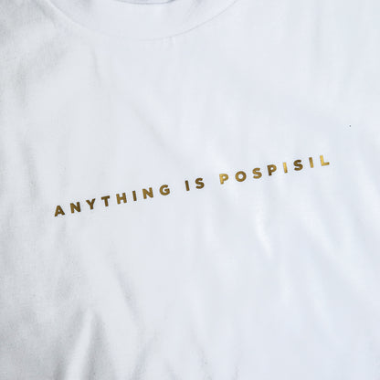 VP Minimal "Anything is Pospisil" Shirt - White